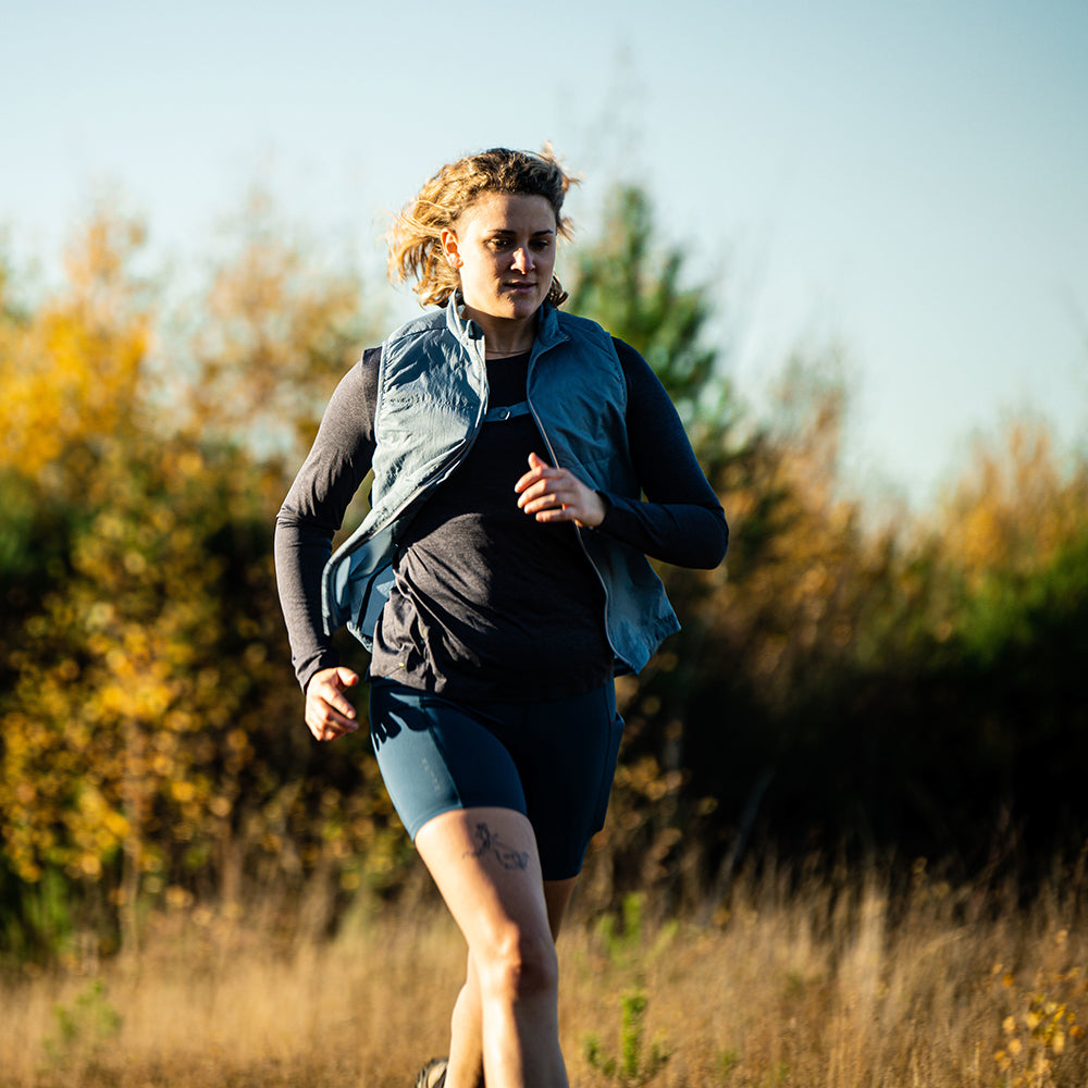 Womens Boreas Gilet (Dusk Blue) | Flyte