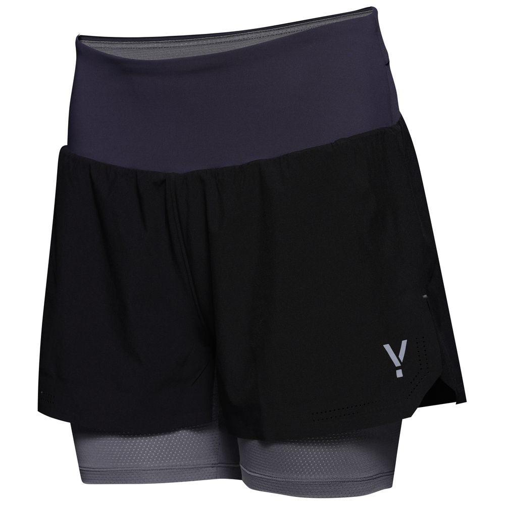 Hybrid 2 in 1 Shorts – Black – Fitlethics