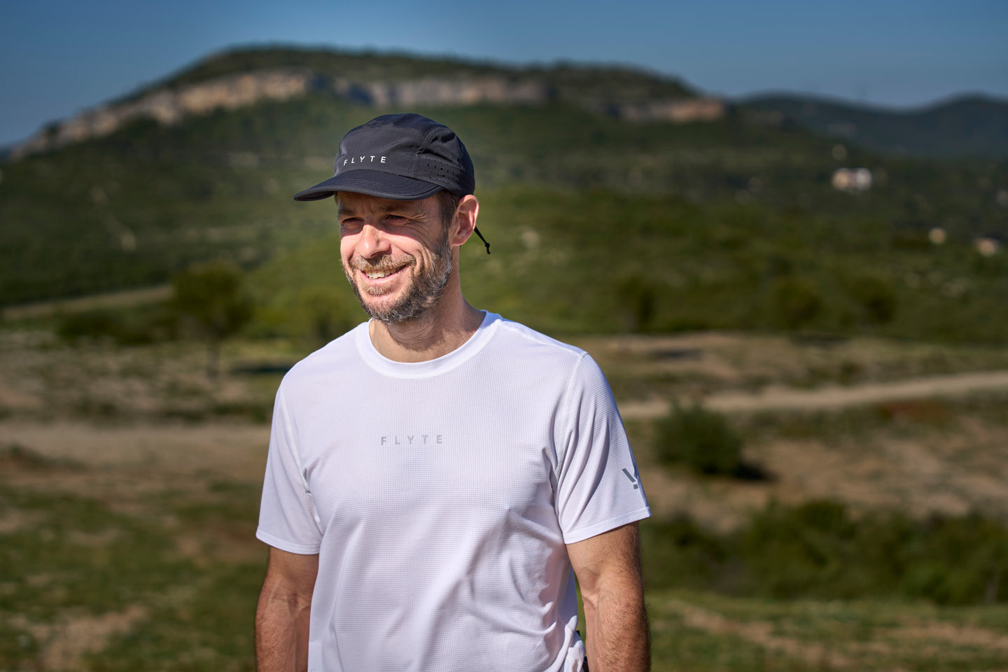 Runner wearing a cap