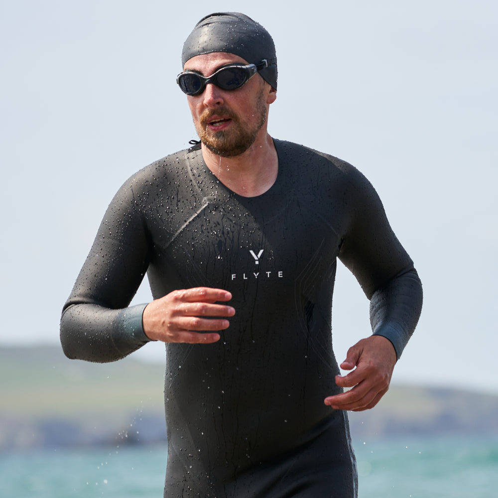 Mens Petrel Swim Wetsuit (Black)