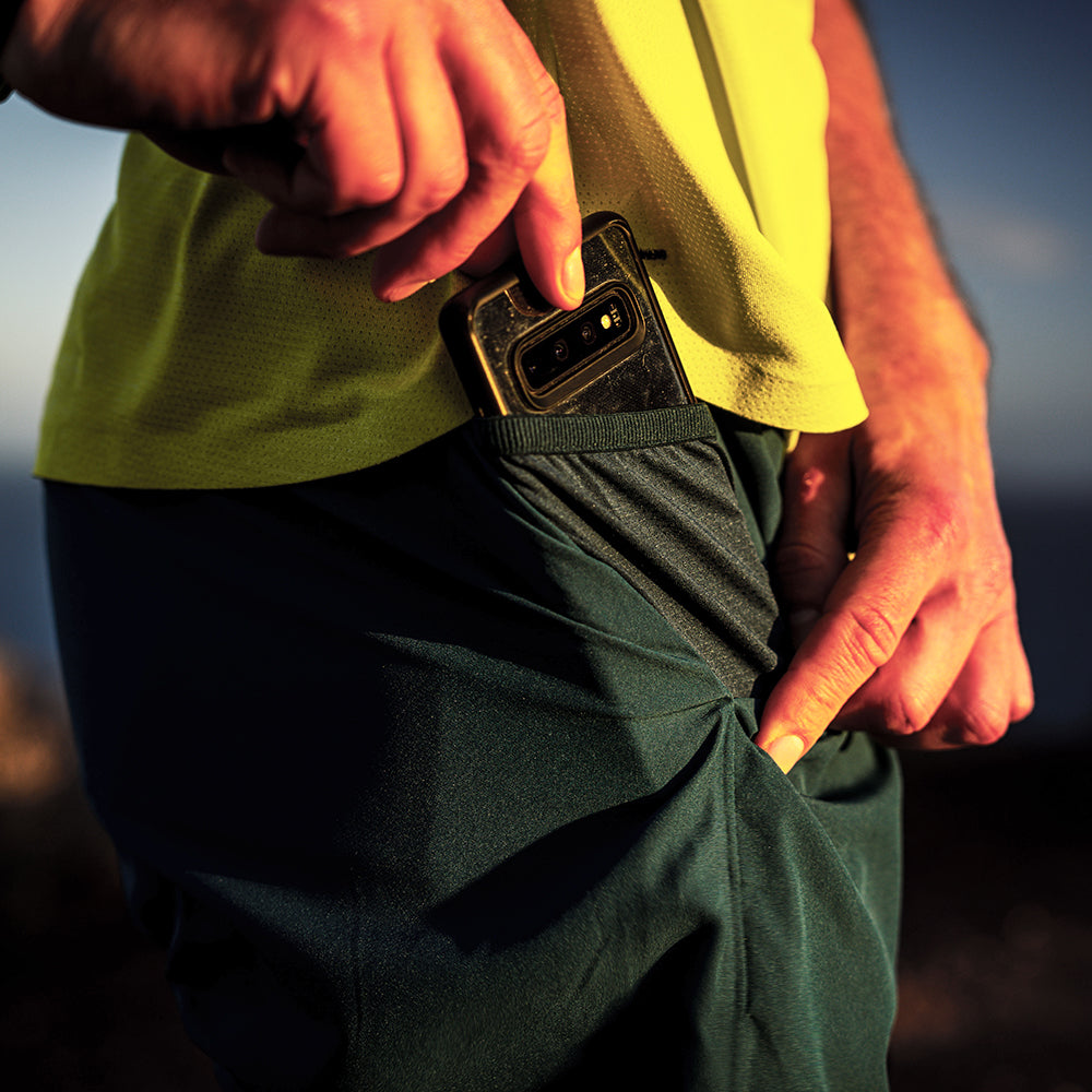 Mens Saker No-Liner Shorts (Petrol)