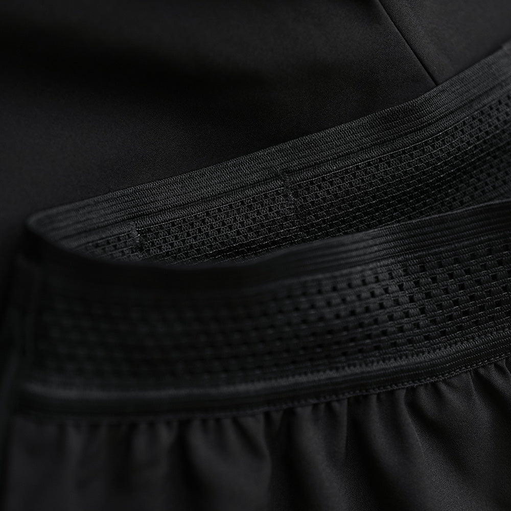 Mens Tern 2-In-1 Trail Shorts (Black)