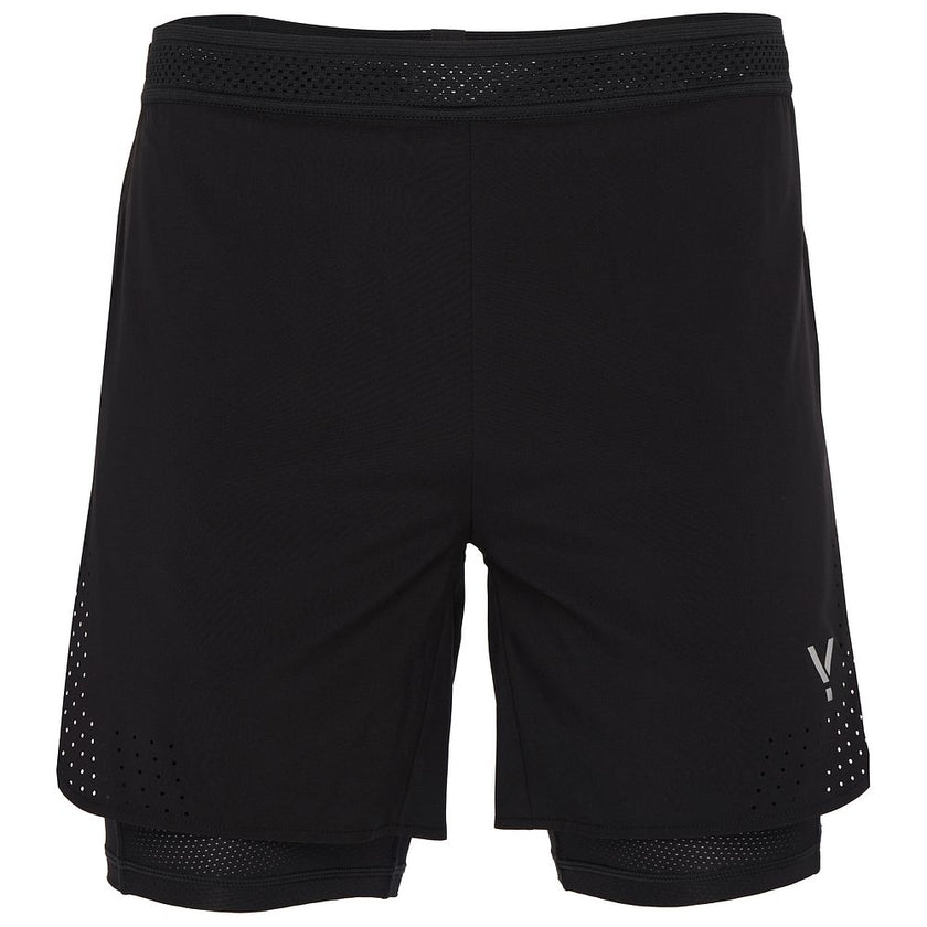 Mens Tern 2-In-1 Trail Shorts (Black) #contain