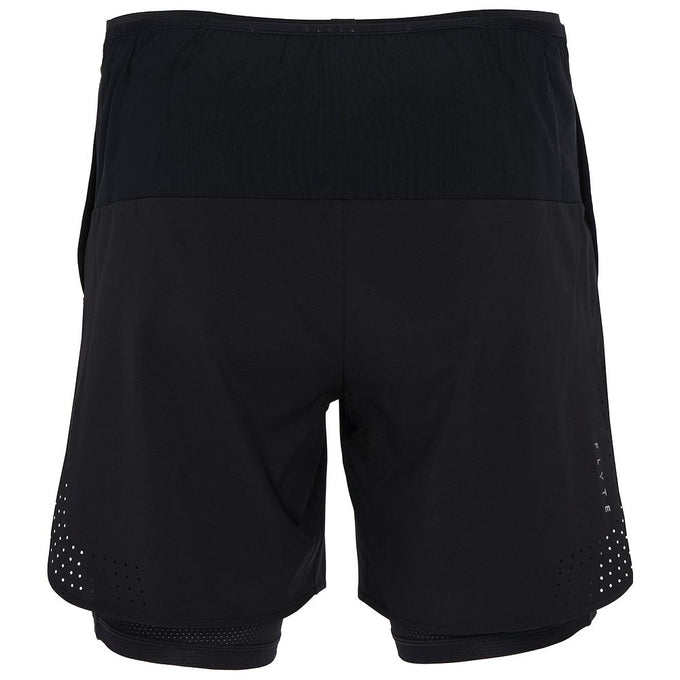 Mens Tern 2-In-1 Trail Shorts (Black) #contain