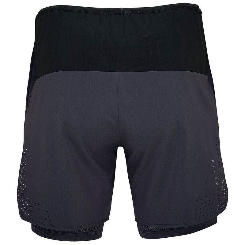 Flyte Mens Tern 2-In-1 Trail Shorts (Graphite)