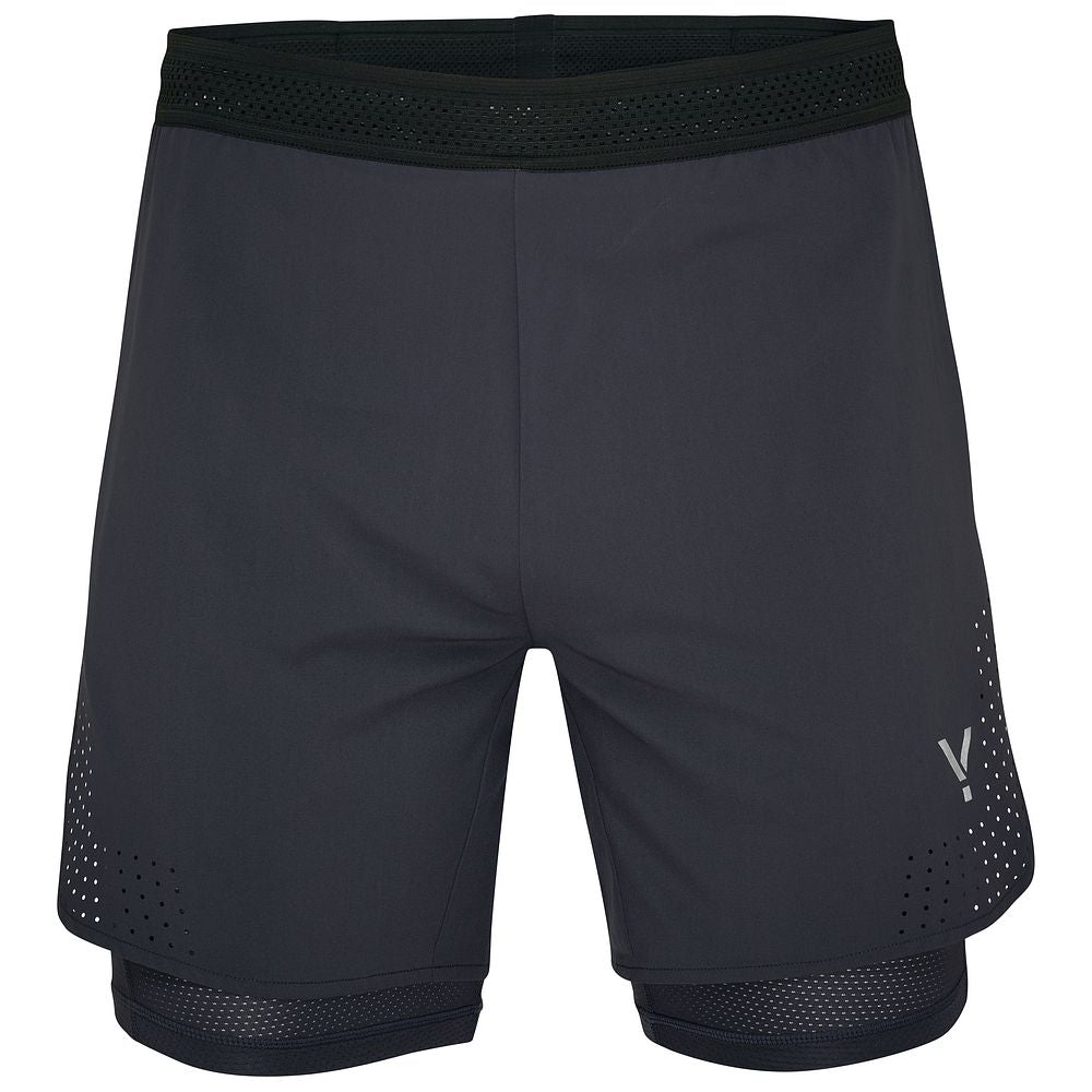 Flyte Mens Tern 2-In-1 Trail Shorts (Graphite)