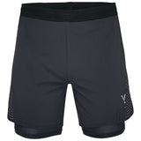 Flyte Mens Tern 2-In-1 Trail Shorts (Graphite)