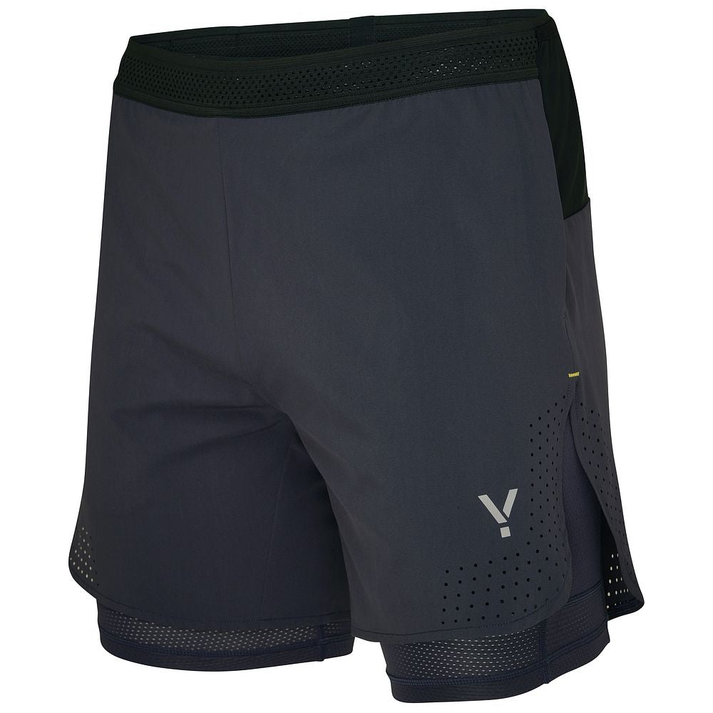 Mens Tern 2-In-1 Trail Shorts (Graphite) #contain