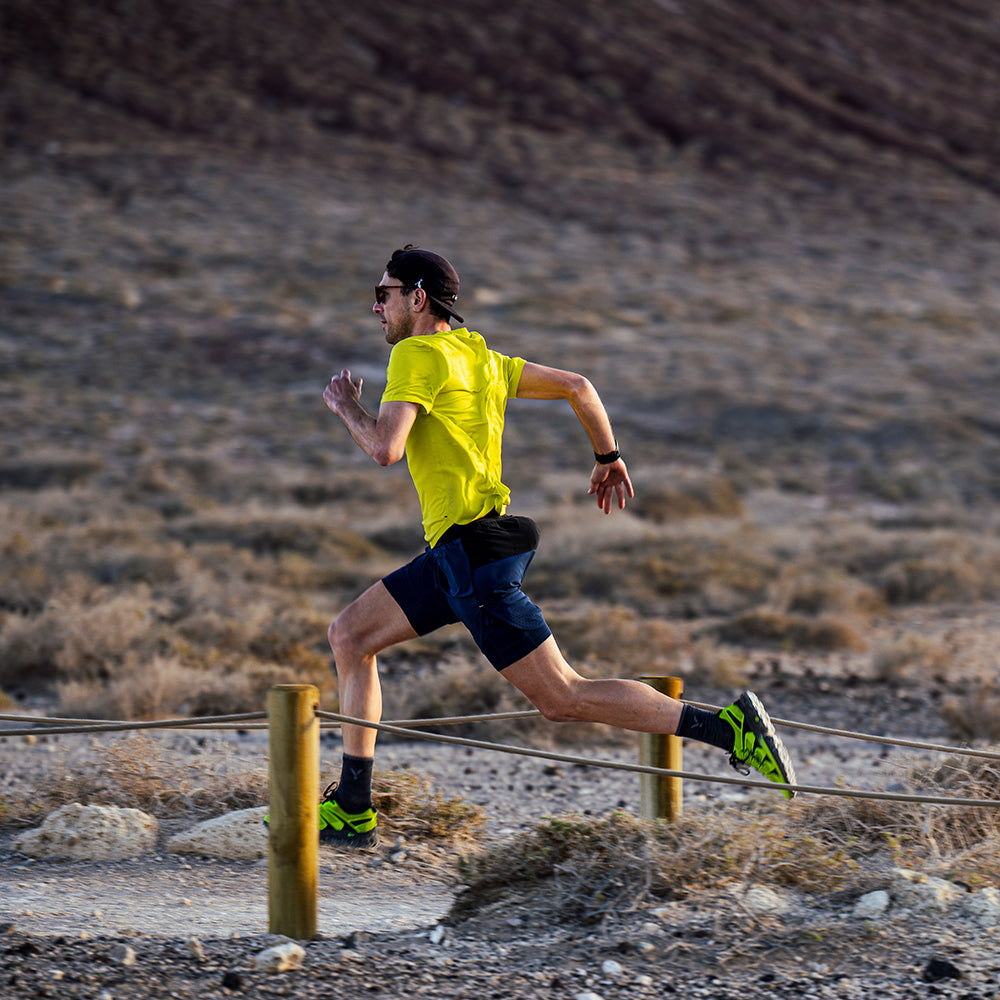 Mens Tern 2-In-1 Trail Shorts (Navy)