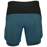 Flyte Mens Tern 2-In-1 Trail Shorts (Petrol)