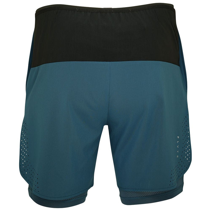 Flyte Mens Tern 2-In-1 Trail Shorts (Petrol)