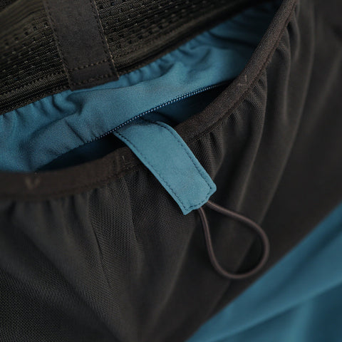 Mens Tern 2-In-1 Trail Shorts (Petrol)