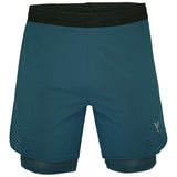 Flyte Mens Tern 2-In-1 Trail Shorts (Petrol)