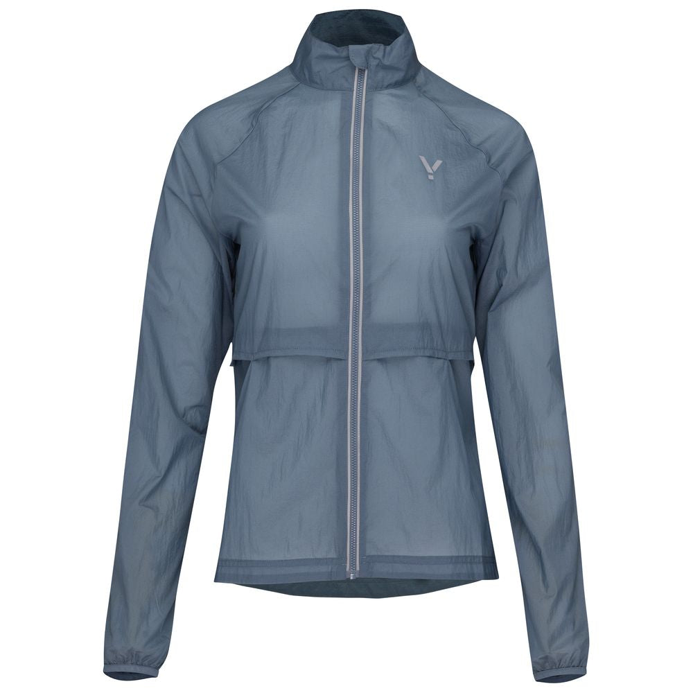 Womens Boreas Packable Jacket (Dusk Blue) #contain