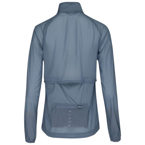 Womens Boreas Packable Jacket (Dusk Blue) #contain