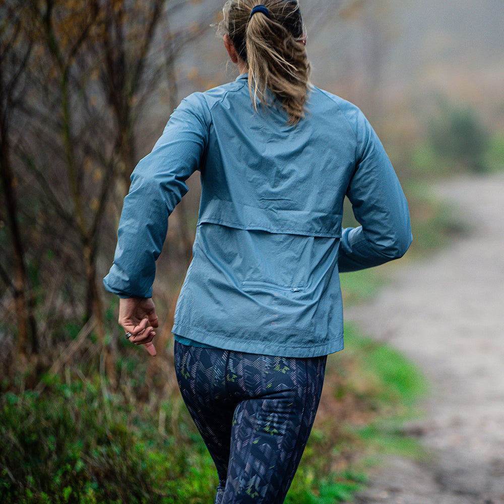 Womens Boreas Packable Jacket (Dusk Blue)