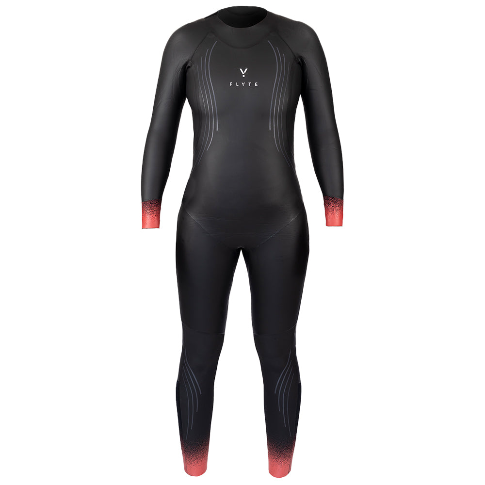 Womens Petrel Swim Wetsuit (Black) #contain