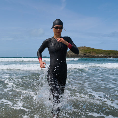 Womens Petrel Swim Wetsuit (Black)