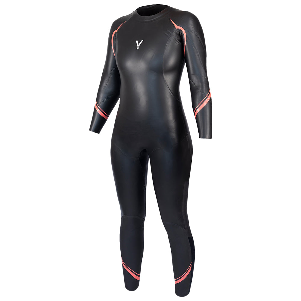 Womens Skua Swim Wetsuit (Black) #contain