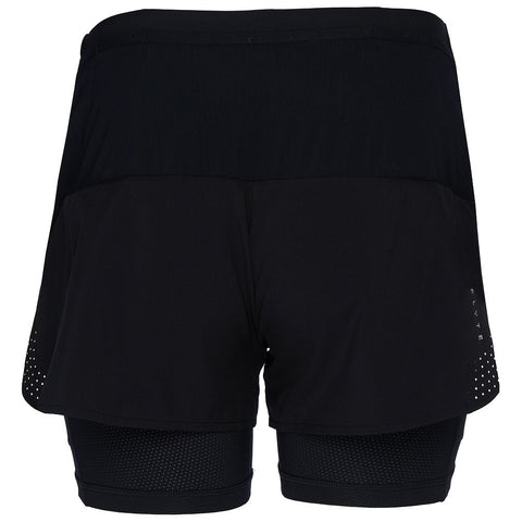 Womens Tern 2-In-1 Trail Shorts (Black) #contain