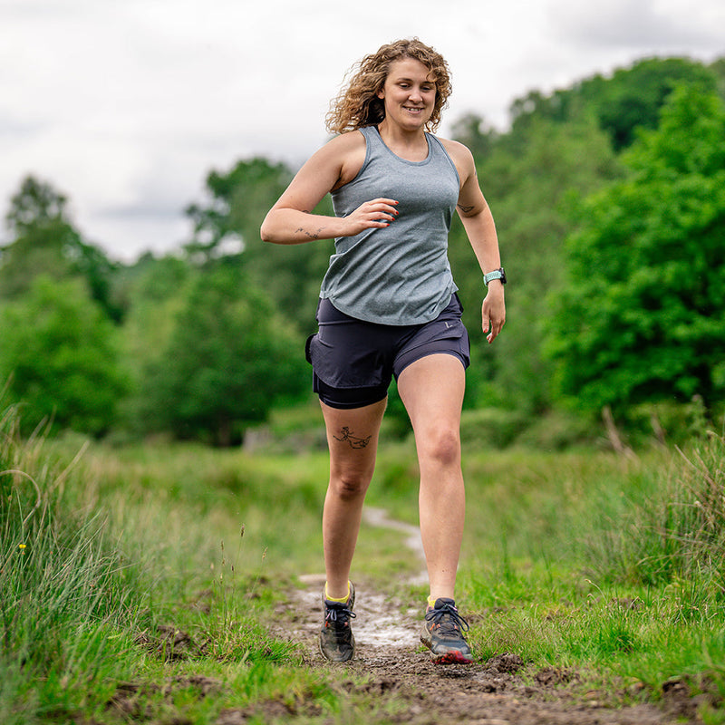 Flyte Womens Tern 2-In-1 Trail Shorts (Graphite)