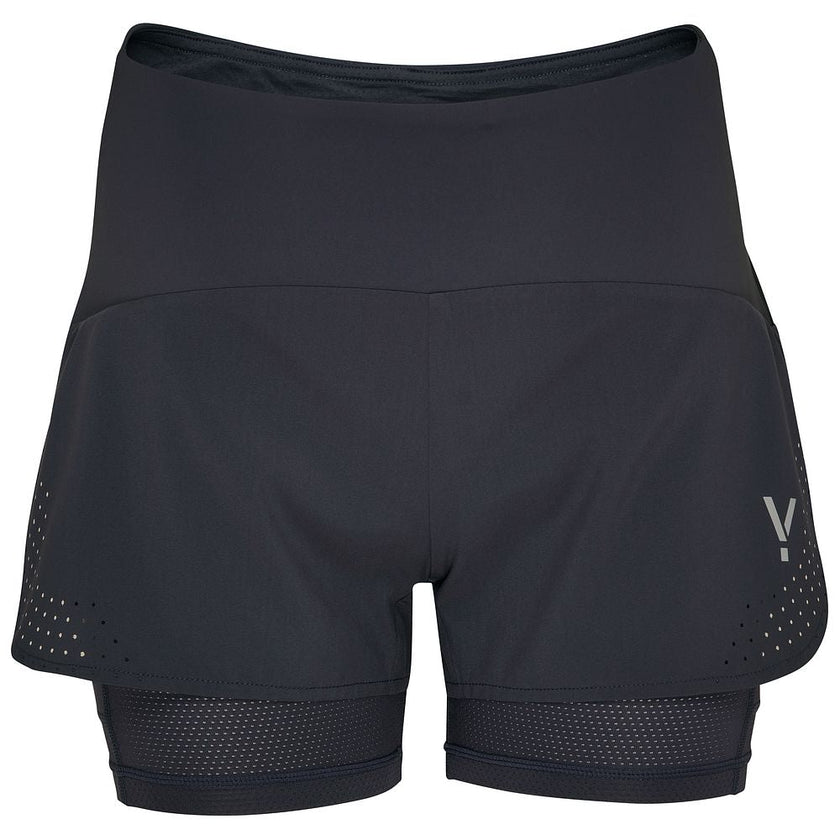 Womens Tern 2-In-1 Trail Shorts (Graphite) #contain