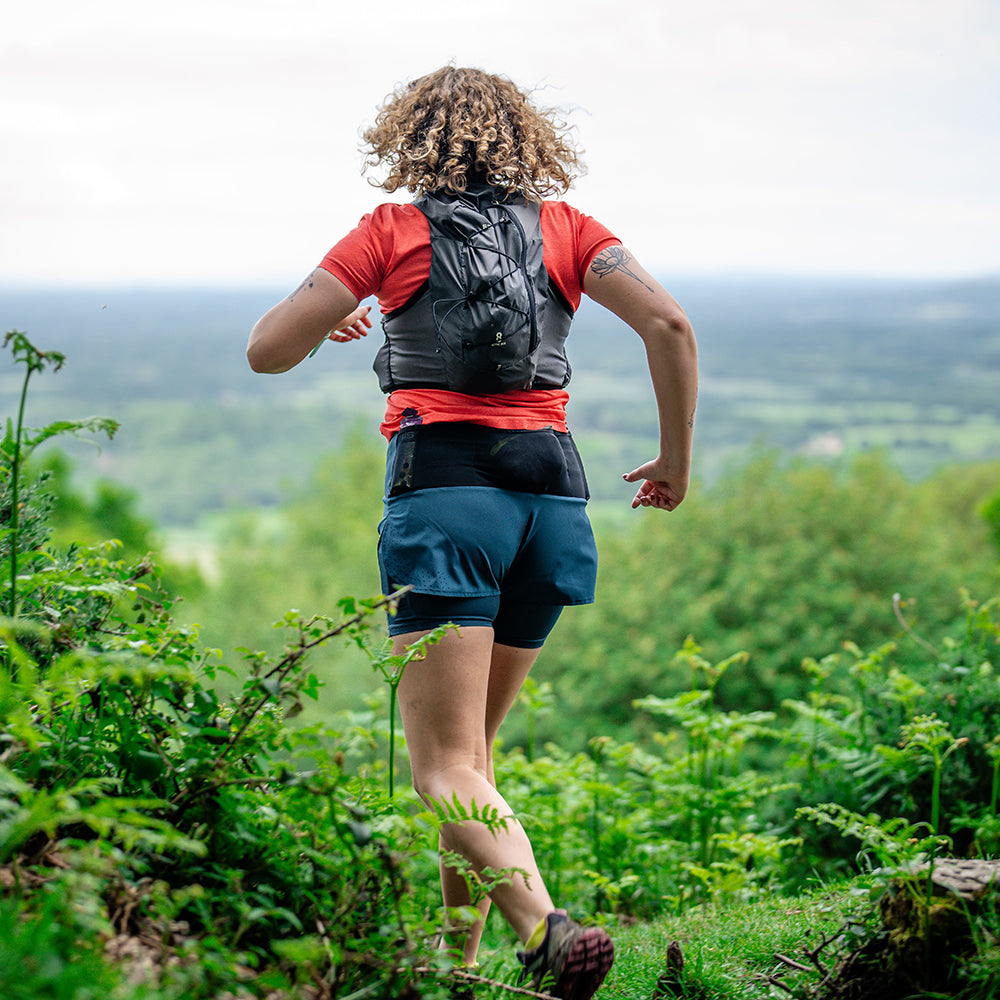 Flyte Womens Tern 2-In-1 Trail Shorts (Petrol)