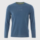 Mens Aeolus Core Long Sleeve Running Tee (Ensign Blue) #contain ✦AI