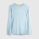 Mens Aeolus Core Long Sleeve Running Tee (Forget Me Not) #contain