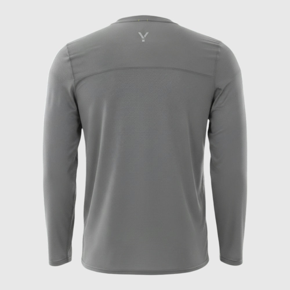 Mens Aeolus Core Long Sleeve Running Tee (Sedona Sage) #contain ✦AI