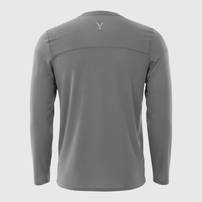 Mens Aeolus Core Long Sleeve Running Tee (Sedona Sage) #contain ✧AI