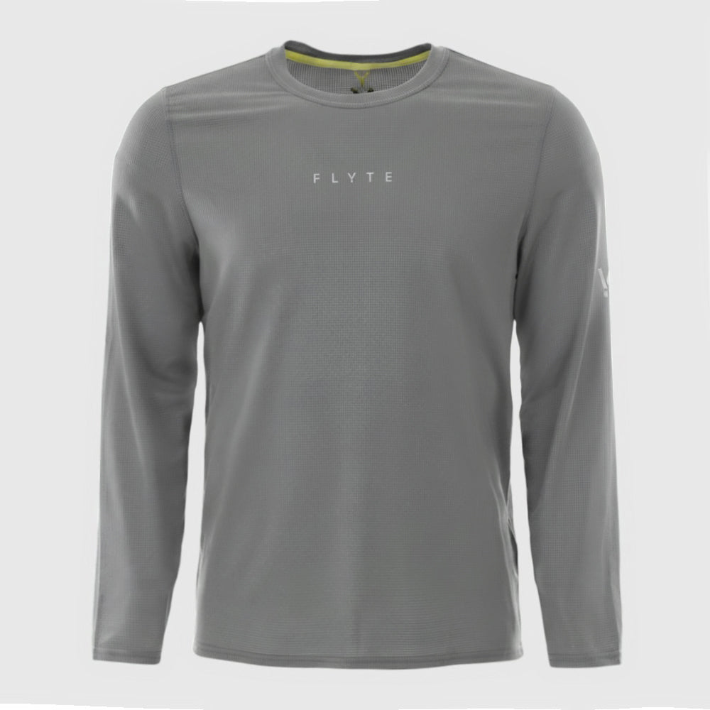 Mens Aeolus Core Long Sleeve Running Tee (Sedona Sage) #contain ✦AI