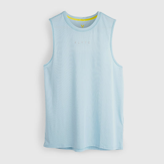 Mens Aeolus Core Running Singlet (Forget Me Not)