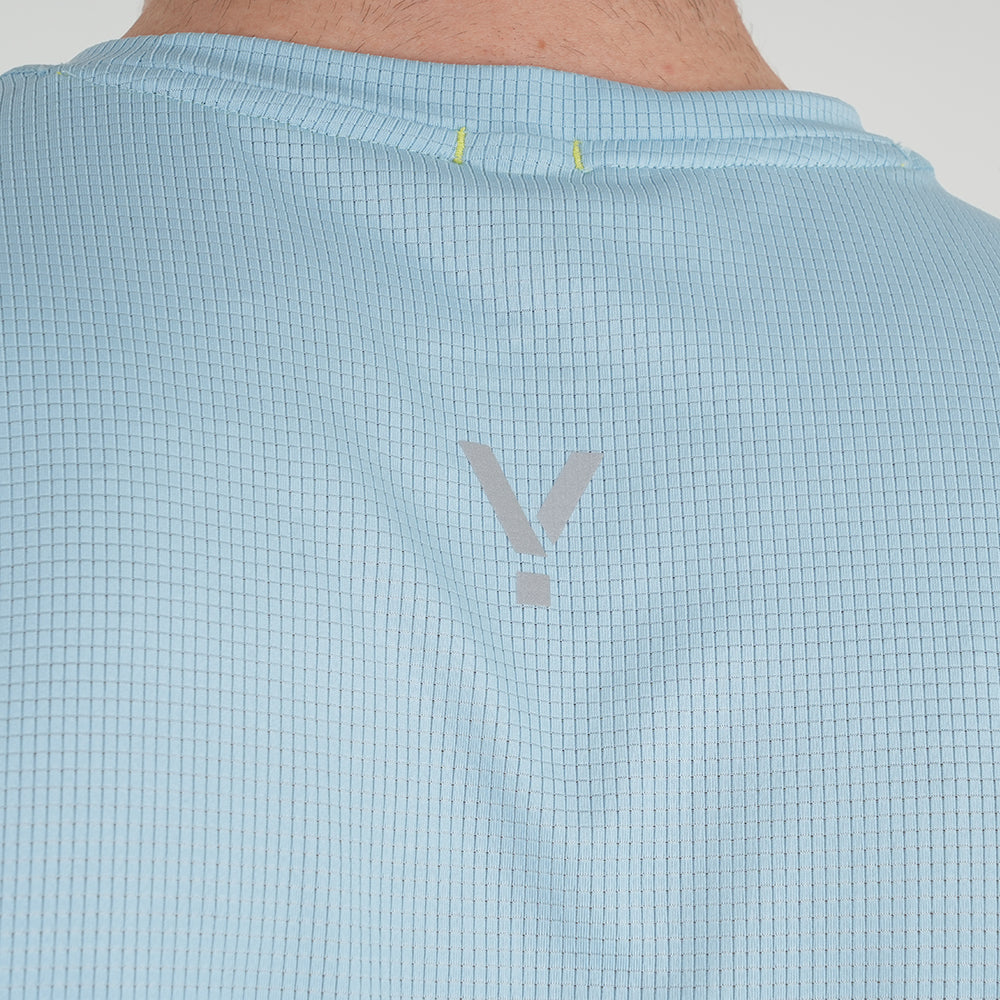 Mens Aeolus Core Running Singlet (Forget Me Not)