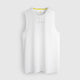 Mens Aeolus Core Running Singlet (White) #contain