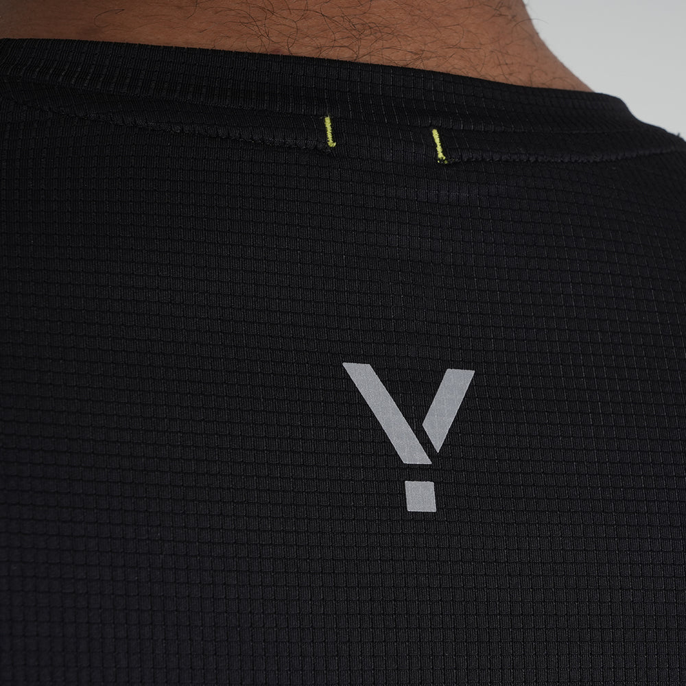Mens Aeolus Core Running Tee (Black)