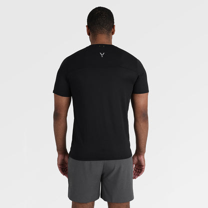 Mens Aeolus Core Running Tee (Black)