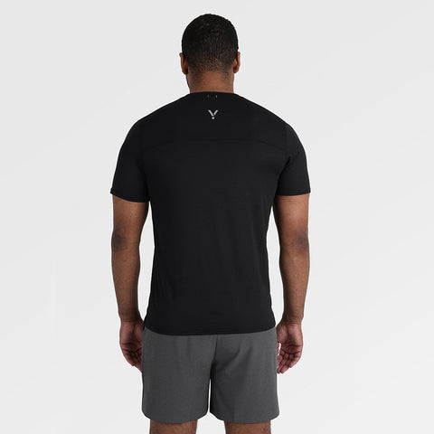 Mens Aeolus Core Running Tee (Black)