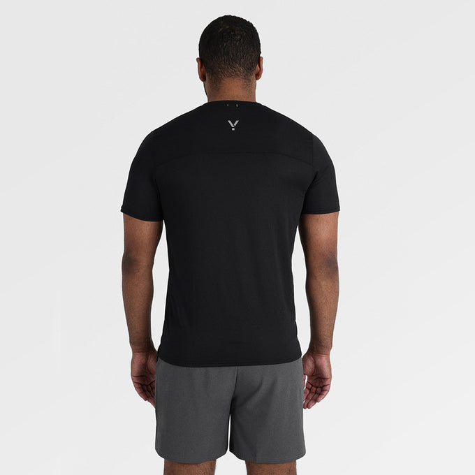 Mens Aeolus Core Running Tee (Black)