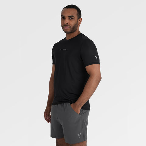 Mens Aeolus Core Running Tee (Black)