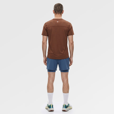 Mens Aeolus Core Running Tee (Emperador) ✦AI