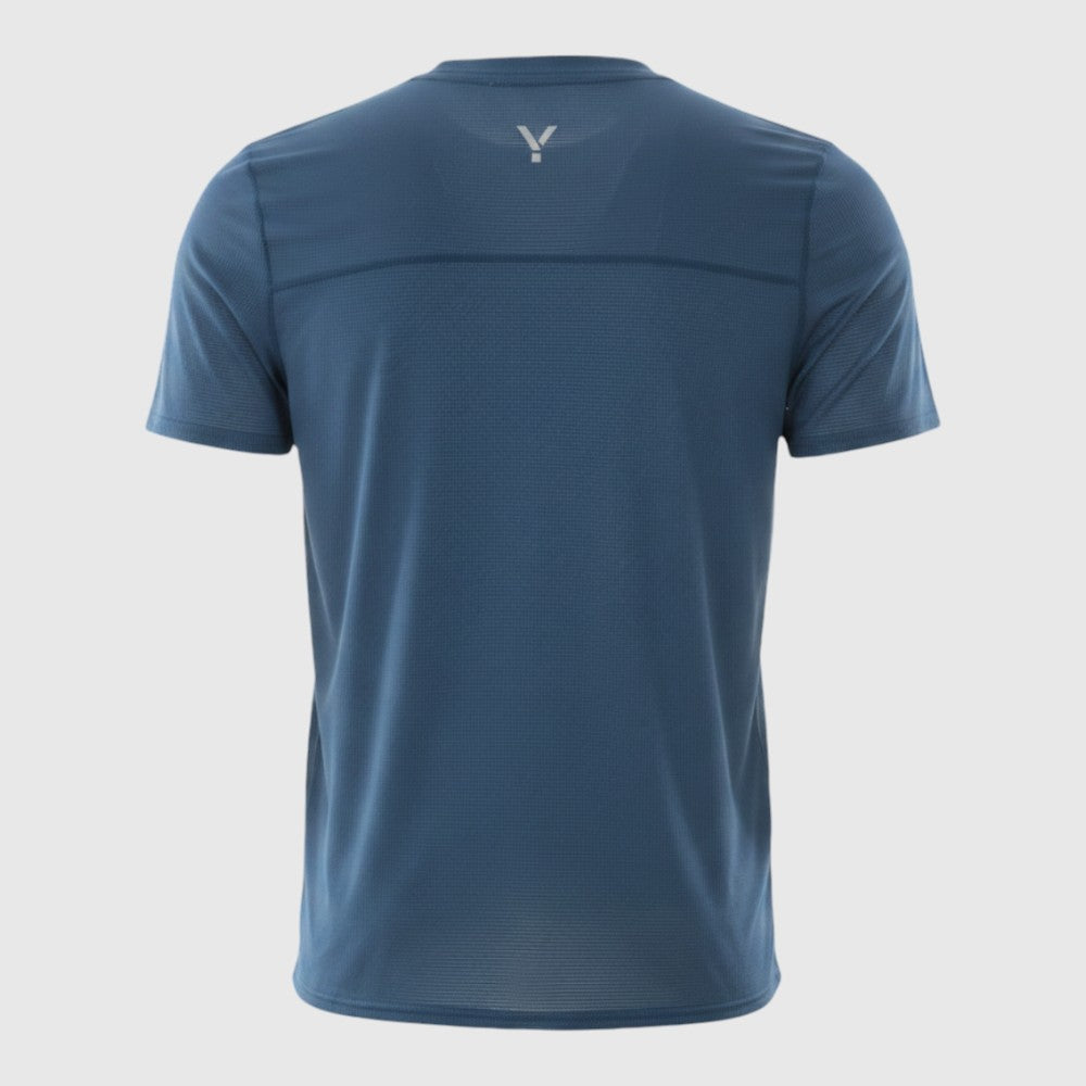 Mens Aeolus Core Running Tee (Ensign Blue) #contain ✦AI