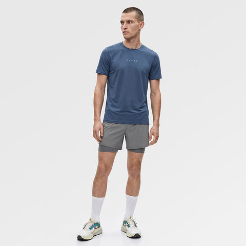 Mens Aeolus Core Running Tee (Ensign Blue) ✦AI