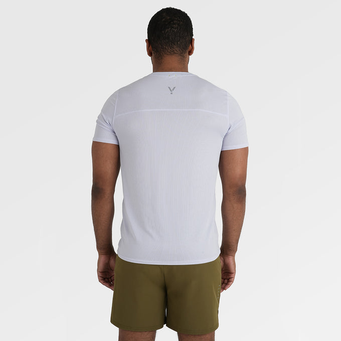 Mens Aeolus Core Running Tee (Lavender Blue)