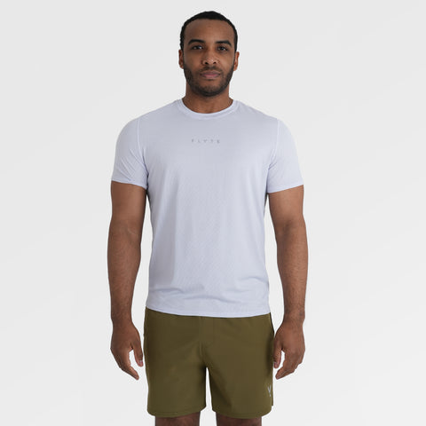 Mens Aeolus Core Running Tee (Lavender Blue)