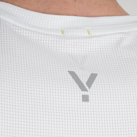 Mens Aeolus Core Running Tee (White)
