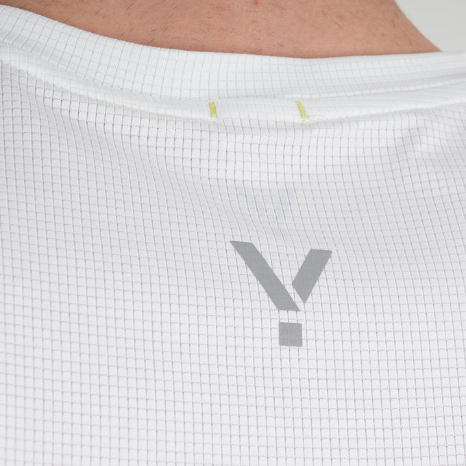 Mens Aeolus Core Running Tee (White)