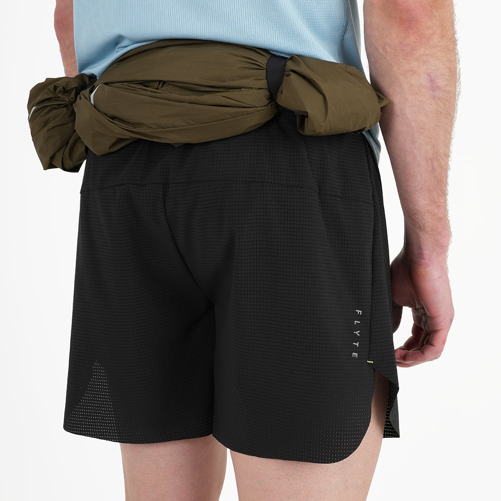 Mens Capella 5 Inch Lightweight Trail Shorts (Black)