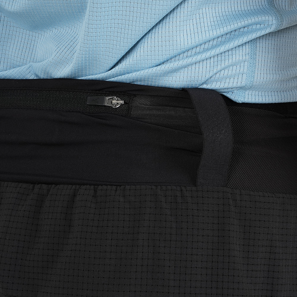 Mens Capella 5 Inch Lightweight Trail Shorts (Black)