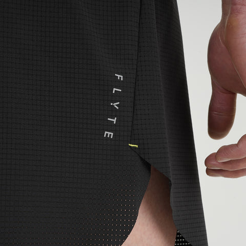 Mens Capella 5 Inch Lightweight Trail Shorts (Black)